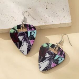Taylor Swift Inspired Guitar Pick Earrings